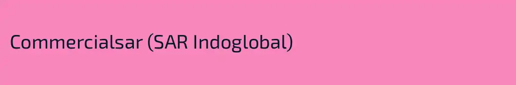 Commercialsar (SAR Indoglobal)